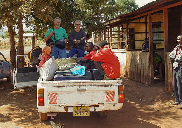 Ready for the drive up Kilimanjaro