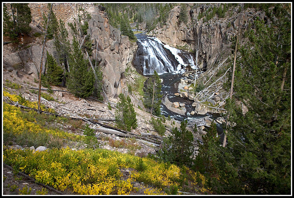 Firehole River Waterfall