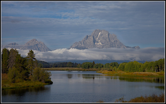 Mt Moran at the Oxbow Bend of the Snake River - Grand Tetons